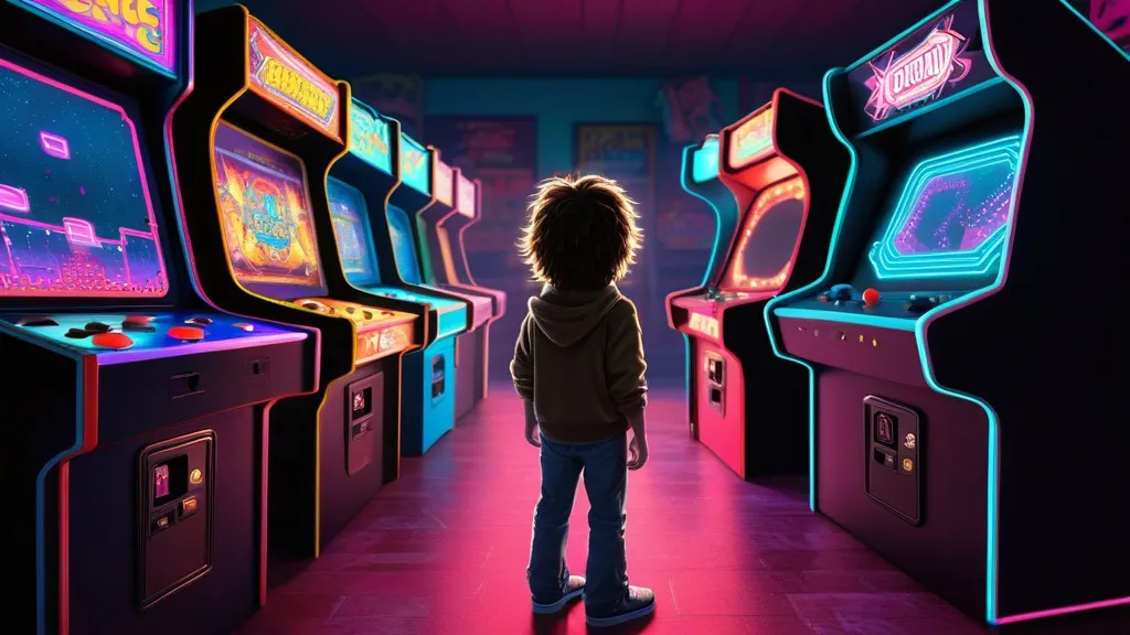 arcade game characters lineup