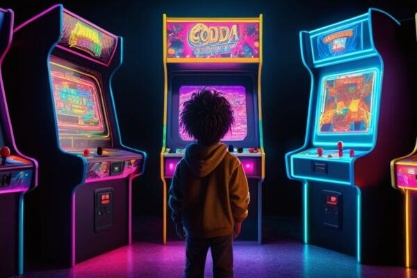 arcade game characters lineup