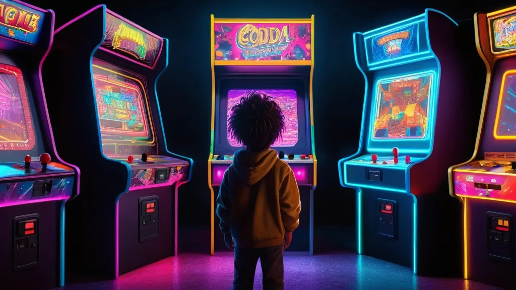 arcade game characters lineup