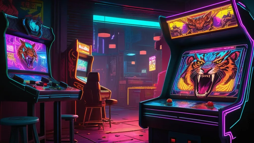 cyberpunk 2077 turf wars arcade game​​ scene