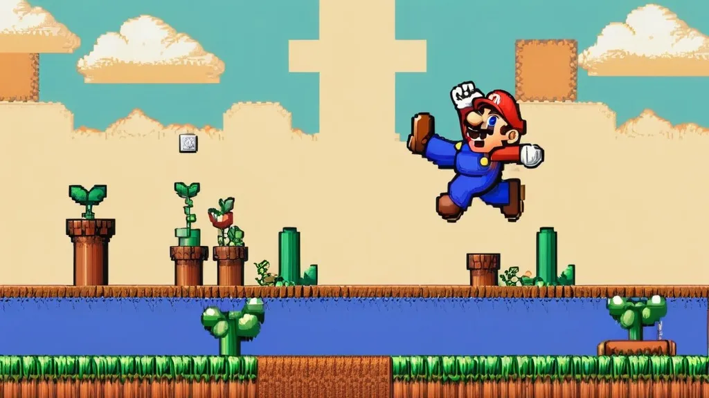 pixel mario sprite