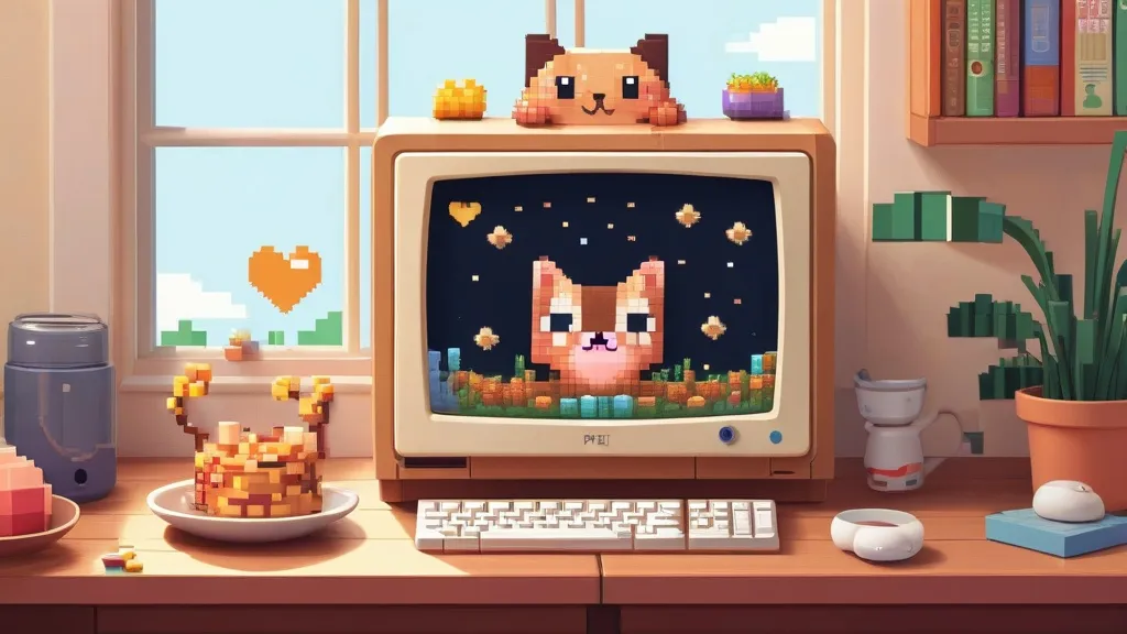 pixel pets game characters