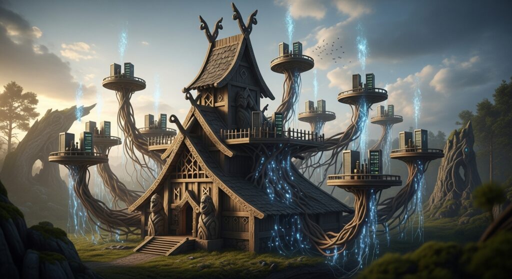 Valheim dedicated crossplay server setup connecting Xbox and PC players.